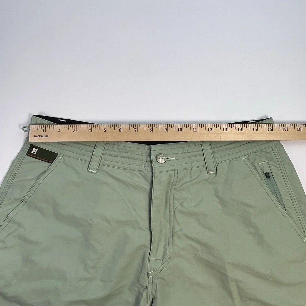 Howler Bros Shorts Ripstop Mens Size 34 Nylon Hiking Outdoor Climbing Zip Pocket